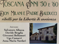Tuscany in the 1950s and 1960s. Don Milani and Father Balducci