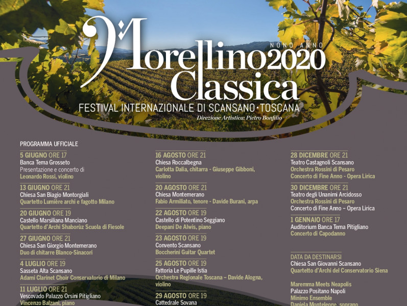 Morellino Classica 2020: Orchestra di Pesaro