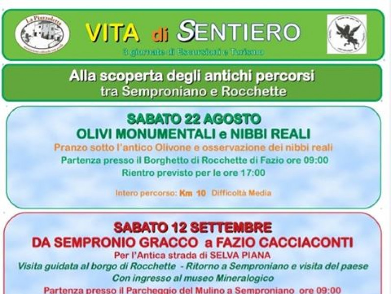 Vita di sentiero: Da Romito all'Oasi WWf di Rocconi