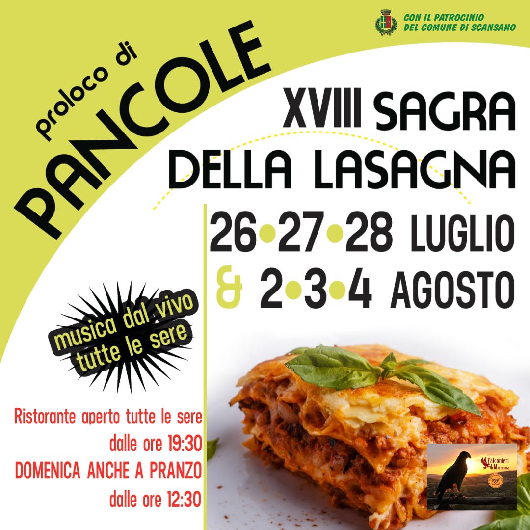 Qui Maremma Toscana Sagra Della Lasagna 2024 Pancole It S Over 9000   Img 669a35a7e355a 