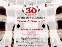 Concerto dell’Orchestra Sinfonica “Città di Grosseto” 15 Novembre