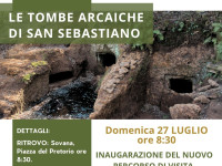 "The archaic tombs of San Sebastiano"-Sovana