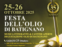 Festa dell'Olio Batignano 2025- 25-26 Ottobre